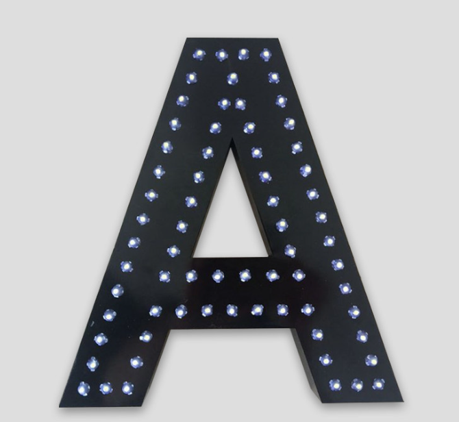穿孔字